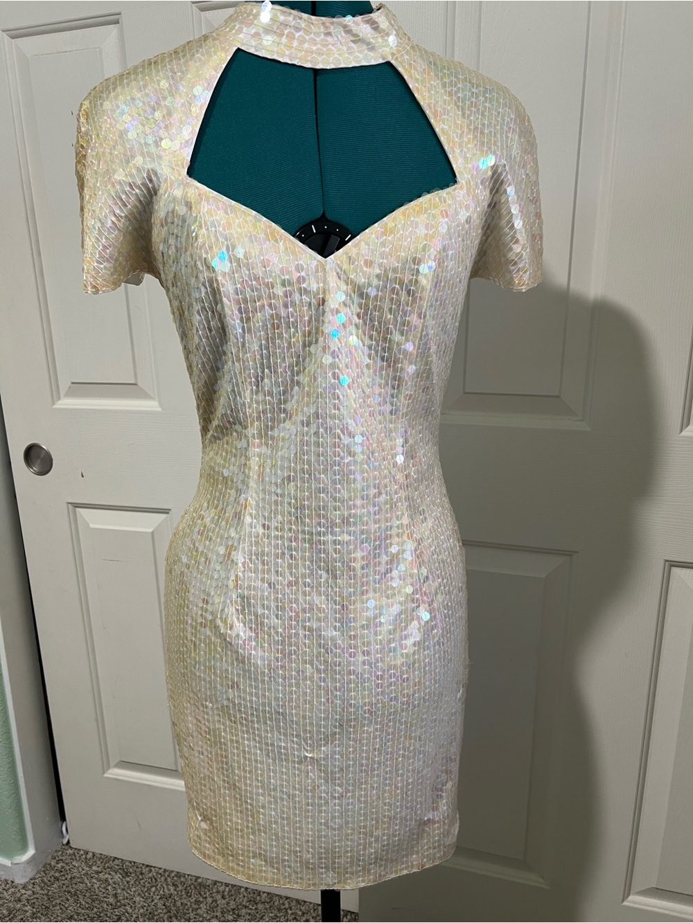Vintage Niteline Iridescent Sequin mini Dress